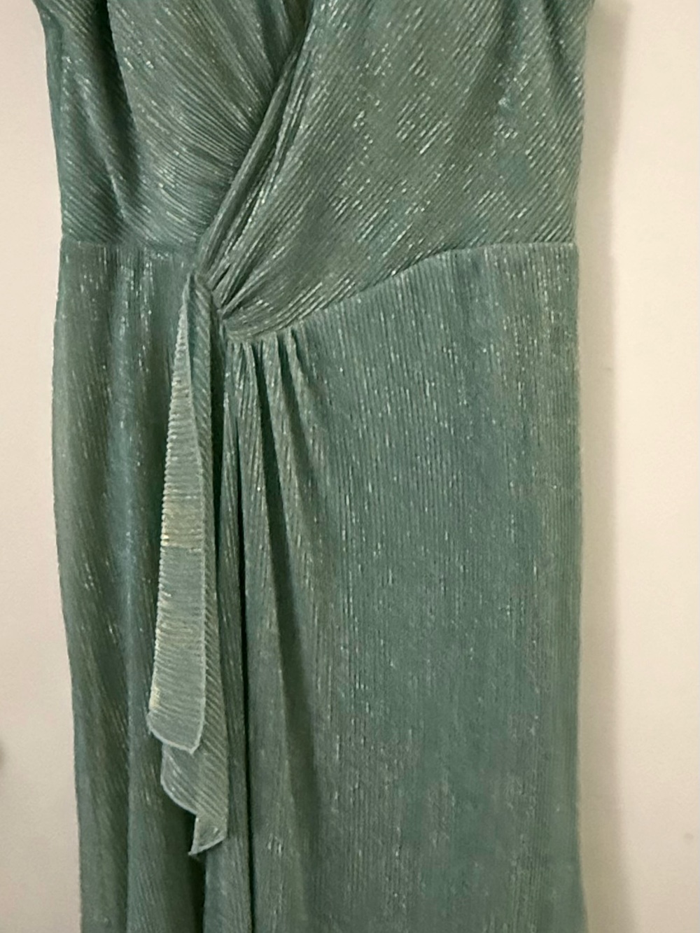 Azazie Aquamarine Tucson V-Neck Maxi Dress - Picture 5 of 6